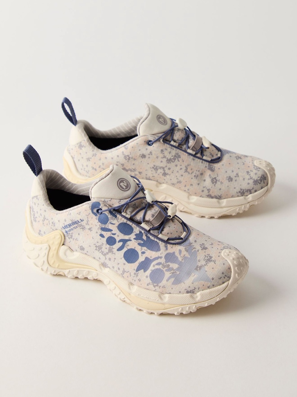 FP Movement by Free People Cream and Blue Floral Sneakers - Picture 5 of 16